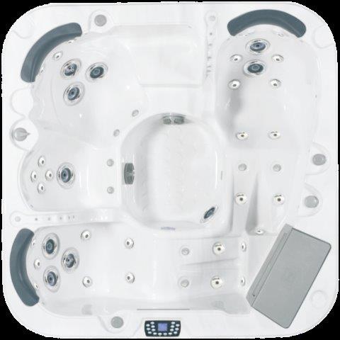 B Pap Relax Deluxe Spa line (siva)  dim.1910*1910*820