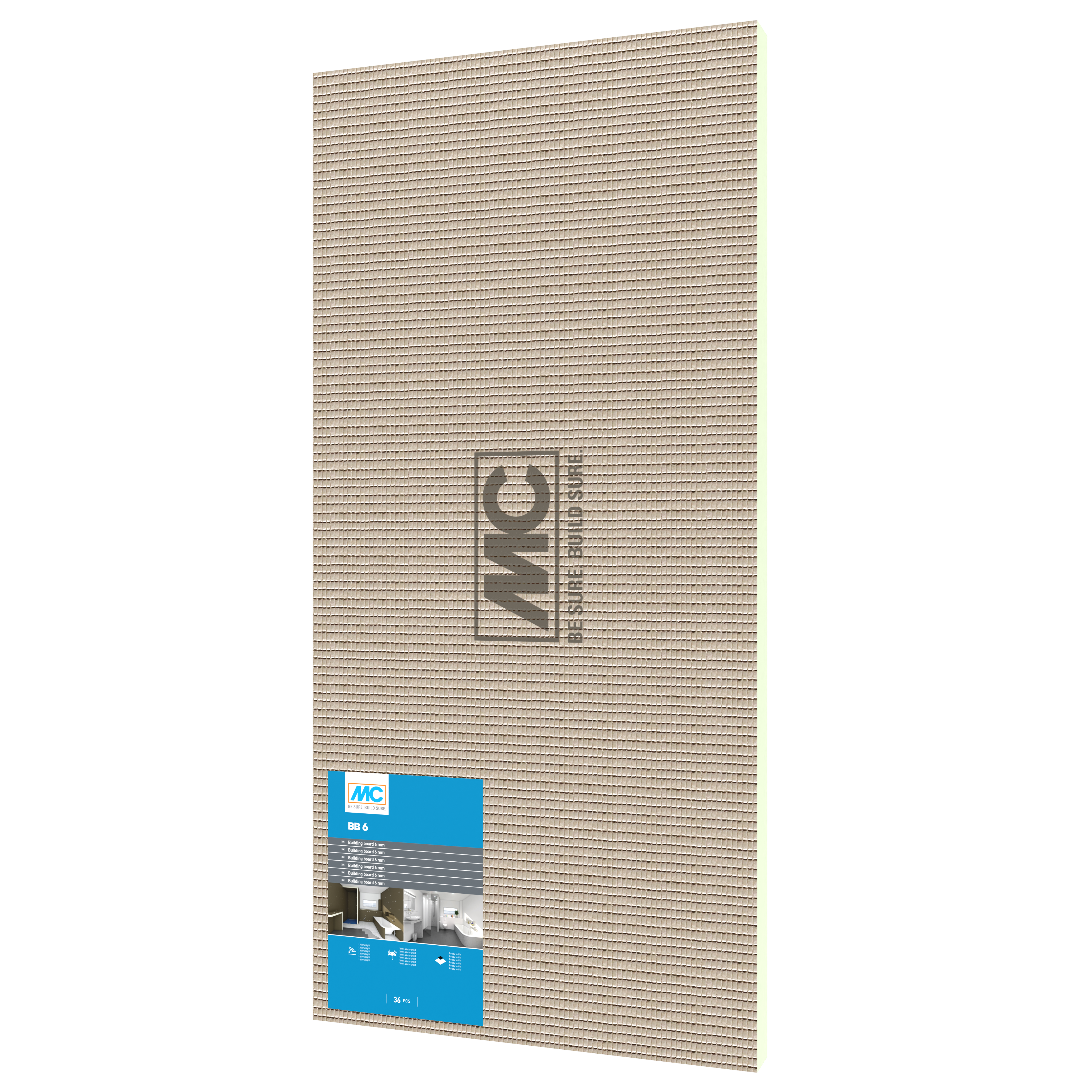 MC- Građevinska ploča 10x600x2600 mm (1,56m2/kom)