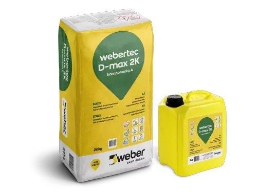 WEBER Tec D-MAX 2K (20kg+7kg) hidroizolacijski premaz
