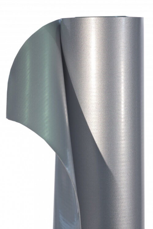 Flagmetal Silver art PVC 1,8 mm/(1x2m)  kaširani lim