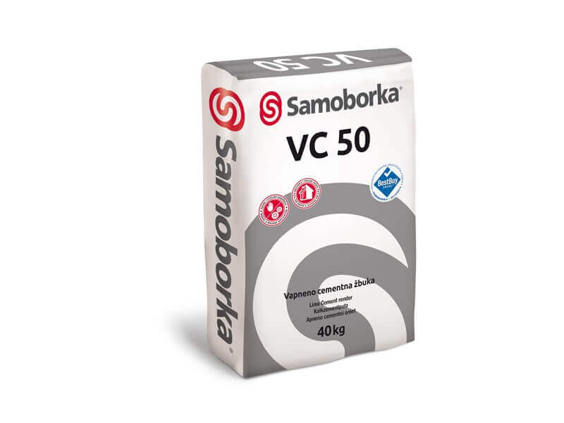 Samoborka Vapneno cementna podložna žbuka VC 50 25/1